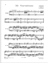 32 Variations - BEETHOVEN - Partition - Piano